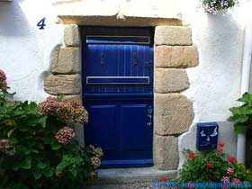 Haustür in Piriac. - Klicken Sie auf das Bild, um das Fotoalbum zu öffnen.